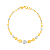 22K Gold Harmony Beaded Bracelet